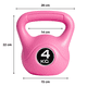thumbnail image 2 of Pesa Rusa Kettlebell 4 kg para Entrenamiento Funcional y Crossfit, 2 of 2