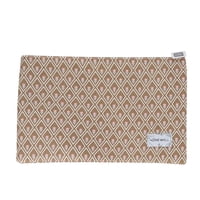 Homewell - Estuche Cartuchera Marrón 35X23X1Cm