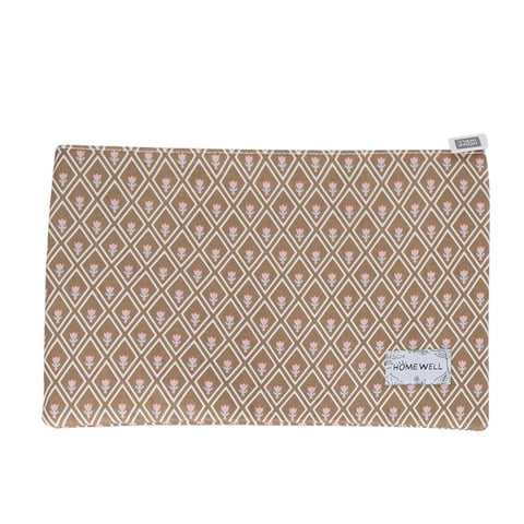 Homewell - Estuche Cartuchera Marrón 35X23X1Cm