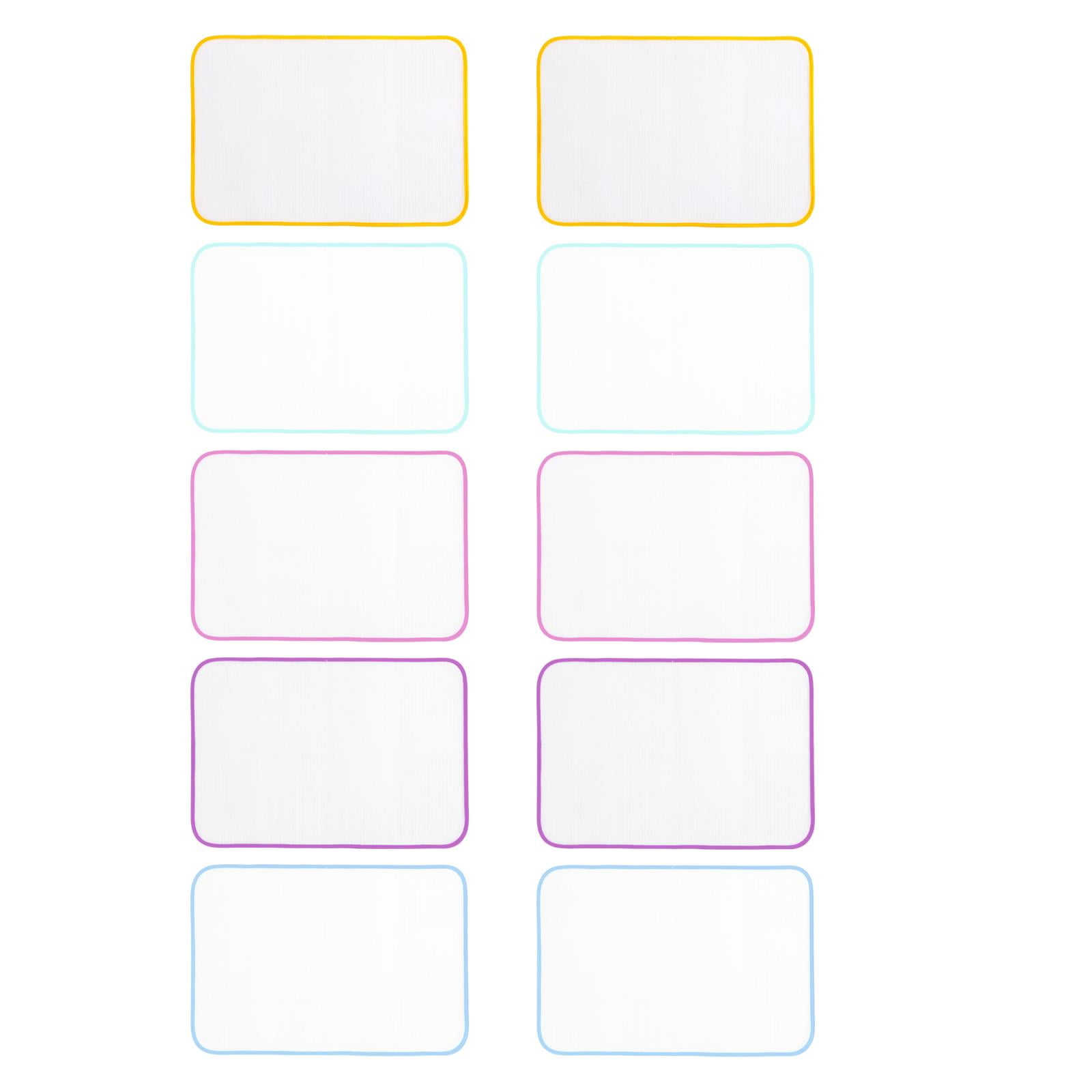 Magideal - Paquete De 10 Almohadillas Protectoras Para Planchar En Malla Protectora Escaldado , 35cmx50cm