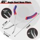 thumbnail image 3 of Juego de alicates WORKPRO Long Reach de 3 piezas con punta de aguja de 28 cm, 3 of 7