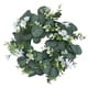 thumbnail image 2 of Guirnalda De Eucalipto De 12.0 In Para Decoración Navideña De Puerta Delantera, Color Blanco, 2 of 5