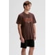 thumbnail image 2 of Polera Hombre Print Posicional Chocolate - ll, 2 of 4