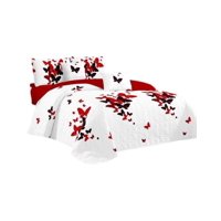 Genérico - Cubrecama Quilt 2 Plazas+2 Fundas Verano Fresco 13N11