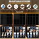 thumbnail image 3 of Organizador de zapatos SpaceAid para armario, paquete de 2, con separadores ajustables, 3 of 6