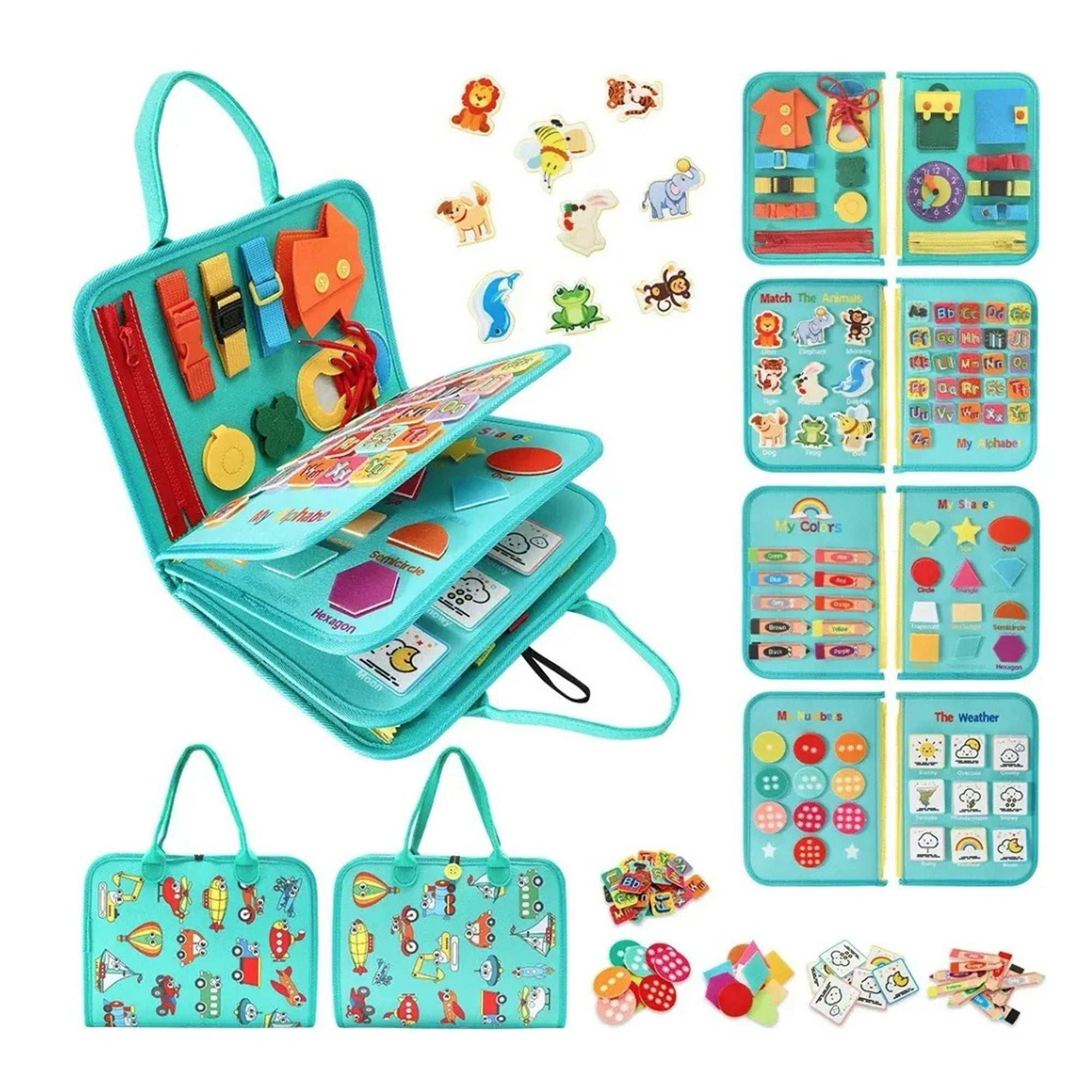 Atlas - Libro Sensorial Y Didáctico Desarrollo Habilidades Calipso