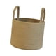 thumbnail image 4 of Cesta Tejida Redonda, Cesta De Almacenamiento De Utilidad Portátil Para Baño, Dormitorio, Cocina S, 4 of 5