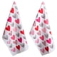 thumbnail image 1 of Juego de paños de cocina DII Valentine's Day Collection Hearts, 2 piezas, 1 of 9