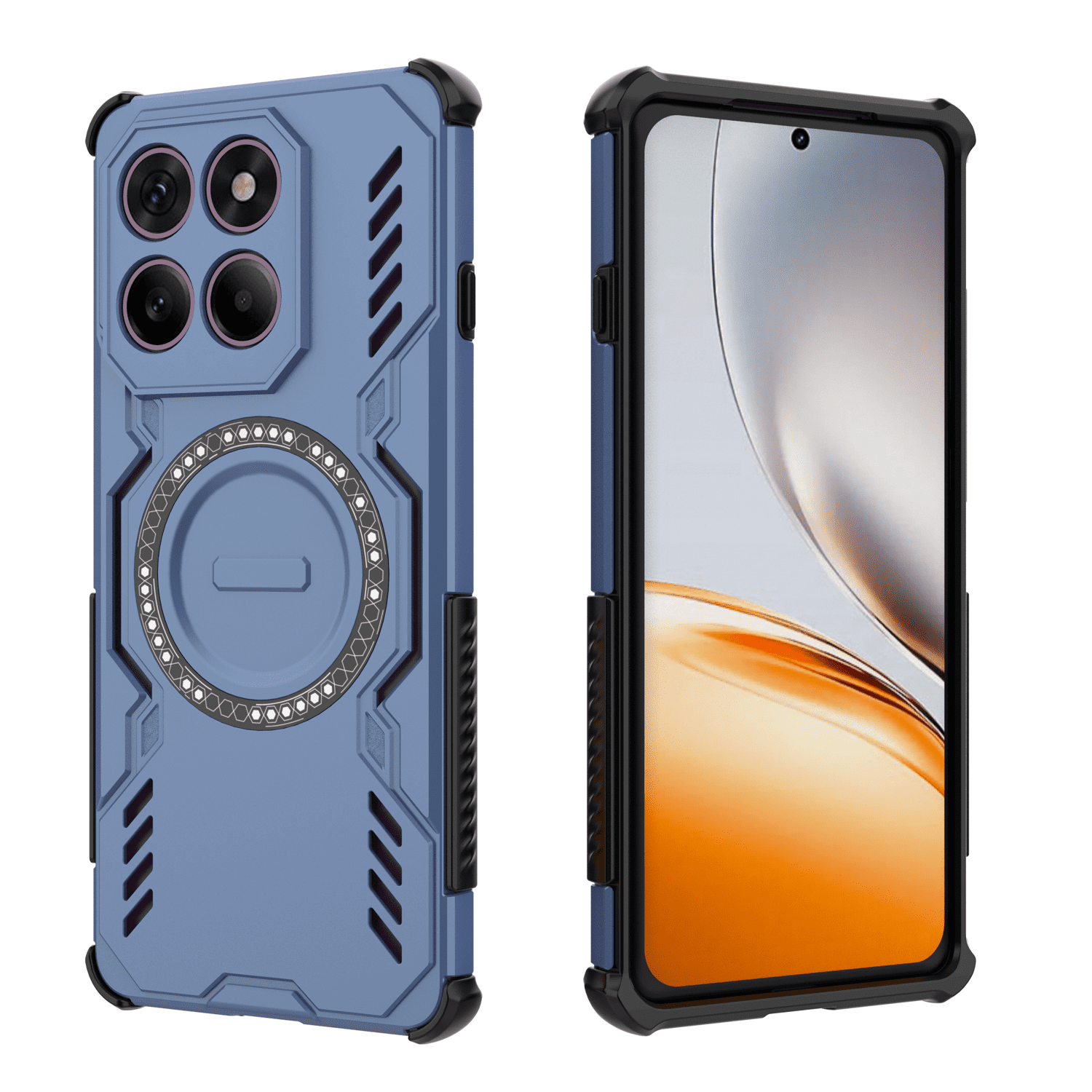 Funda Foxdock Para Motorola Edge 60 Pro 5g , Magnética, Resistente A Golpes, Con Soporte, Unisex, Carga Inalámbrica