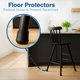thumbnail image 2 of Puntas protectoras para patas de muebles SOFTTOUCH de goma negra de 1,3 cm, paquete de 4, 2 of 7