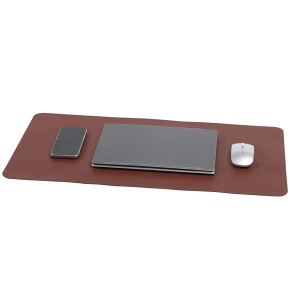 Alfombrilla de Escritorio Wolaile 69 x 33 cm Cuero PU Impermeable Marrón