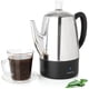 thumbnail image 1 of Cafetera eléctrica Mixpresso 10 tazas de acero inoxidable, 1 of 8