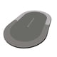 thumbnail image 5 of Alfombrilla De Baño Absorbente Balcón Alfombra Piso Alfombrillas De Ducha Oval Gris L, 5 of 5