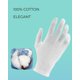 thumbnail image 3 of Guantes de algodón ANSMIO L blanco 2 pares hidratantes, 3 of 5