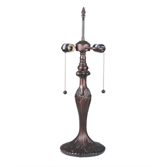 Lighting Meyda Tiffany 50688 - Base de mesa (2 luces, 22 cm de altura)