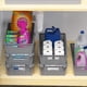 thumbnail image 5 of Organizador de cestas sencillas para el hogar, apilable, paquete de 6, color gris, 5 of 7