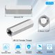 thumbnail image 2 of Uxcell 8#-32 UNC 304 Acero Inoxidable Tuercas de Acoplamiento Hexagonales, 10 Piezas 20mm / 0.79" Longitud Totalmente Roscada Conector de Varilla de Acoplamiento Sujetadores, Tono Plateado, 2 of 7