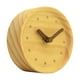 thumbnail image 1 of Reloj despertador creativo de madera maciza, moderno reloj de mesa pequeño con aguja de madera, silencioso, reloj de registro, 1 of 6