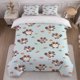 thumbnail image 1 of Raccoon Wallpaper Printed Duvet Cover Set Three-Piece Bedding Set with 1 Duvet Cover and 2 Pillowcases, 1 of 5