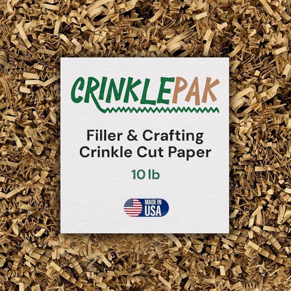 10 lb de papel kraft triturado para relleno, fabricado en EE. UU.