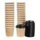 thumbnail image 1 of X50 Vaso Cafe Kraft Vasos Desechables Doble Pared C/tapa 8oz Marrón Claro / Vaso Kraft Doble Pared 8, 1 of 9