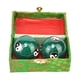 thumbnail image 4 of Bolas de con caja de almacenamiento Fortalecimiento de la muñeca de la mano Fitness duradero ación compacta Bolas de Baoding pa personas , Tai Chi Verde, 4 of 5