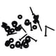 thumbnail image 1 of Correa De Guitarra Acústica Cerraduras Straplocks Correa De Botones Para Bajo Eléctrico Negro, 1 of 3