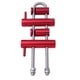 thumbnail image 1 of Aluminio Escalada Rack Descender Rappel Descending Gear 4 Bar Red, 1 of 5