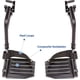 thumbnail image 2 of Reposapiés para silla de ruedas Invacare T93HCP Hemi con reposapiés compuesto, 2 of 4