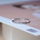thumbnail image 3 of Elegant Silver Rhinestone Star Ring for Boyfriend - Stylish and Durable Ring for Him, 3 of 4