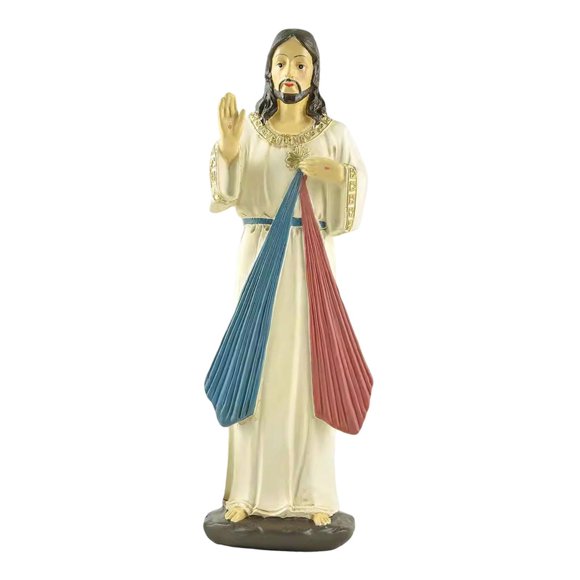 Divina Misericordia De Jesús Artesanía De Resina Figura De Resina Para Escritorio Interior Avaloramiento