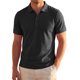 thumbnail image 1 of Camiseta Polo de Hombre INSPIRE CHIC Manga Corta Elástica Sólida Casual para Golf M Negro, 1 of 5