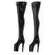 thumbnail image 4 of 1/6 Mujeres Sobre La Rodilla Botas De Tacón Alto Zapatos Para Figuras De Acción De 12 '' Negro, 4 of 5
