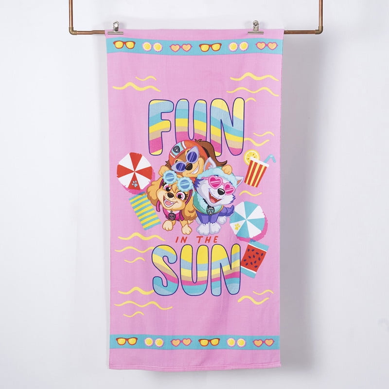 Paw Patrol Niña - Set Toalla 70x140 Cms + Lentes De Sol Funsun