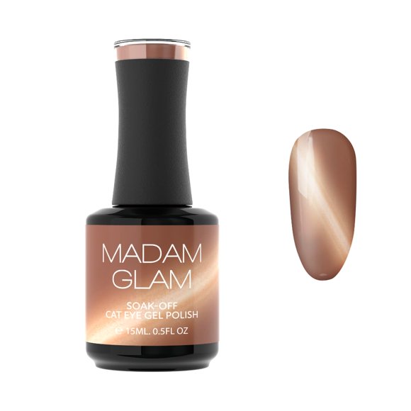 Esmalte de Gel Madam Glam Crispy Leaves 15 ml Efecto Cat Eye