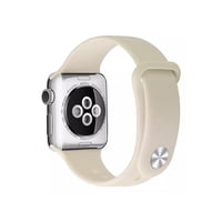 Genérico - Correa Botón Compatible Iwatch Apple Watch 38/40/41Mm Beige