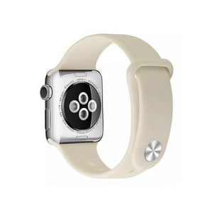 Genérico - Correa Botón Compatible Iwatch Apple Watch 38/40/41Mm Beige
