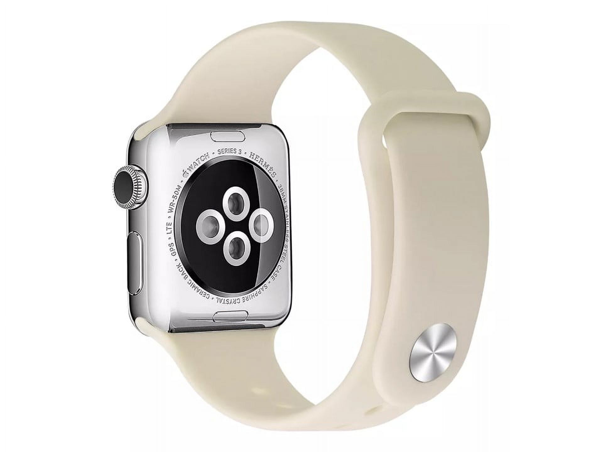 Genérico - Correa Botón Compatible Iwatch Apple Watch 38/40/41Mm Beige