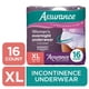 thumbnail image 1 of Ropa Interior Incontinencia Mujer Assurance XL Noche 16 Unid, 1 of 3