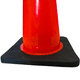 thumbnail image 3 of Cono De Seguridad Trafico 70 Cm 2 Cintas Reflectivas Base Negra, 3 of 4
