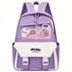 thumbnail image 3 of 1pc Children's Backpack For Kindergarten Primary School, Travel Backpack For Boys And Girls, Cute Rabbit Pattern Design Backpack, Simple Preppy Contrast Color Backpack, 3 of 5