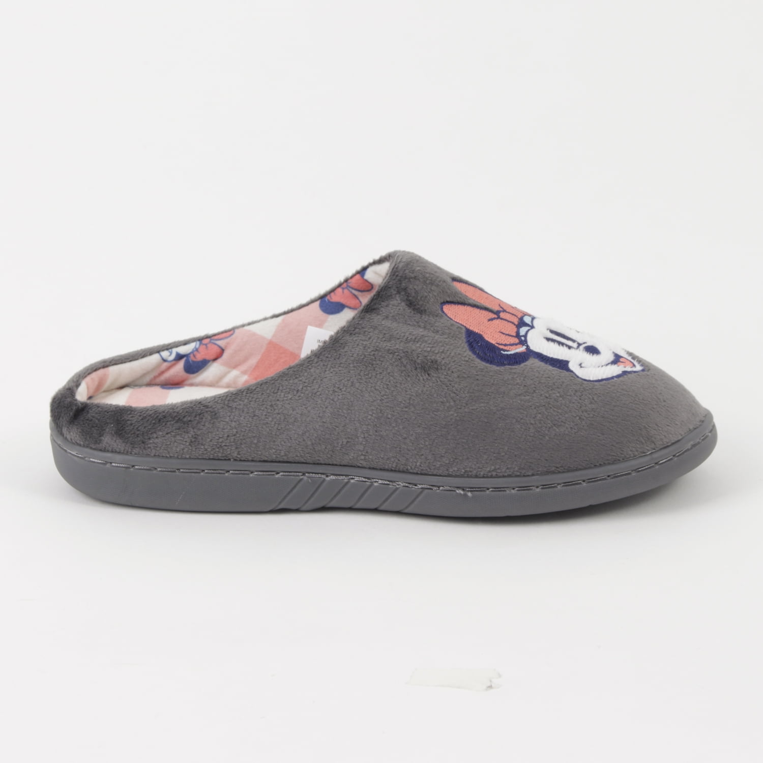 Pantufla Mujer Gris Oscuro Cara Feliz Minnie Disney