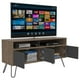 thumbnail image 4 of Rack Tv 55 Con 2 Repisas Y 4 Puertas Fm-006c Café Claro Y Plomo, 4 of 11