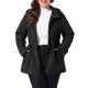 thumbnail image 1 of Chaqueta Anorak con Capucha para Mujer de Talla Grande Agnes Orinda, Abrigo Cortavientos con Cintura de Cordón, Cremallera y Botones a Presión, con Bolsillos, L Negro, 1 of 6