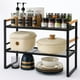 thumbnail image 1 of Repisa Organizador Cocina Acero Madera 2 Niveles 54cm Ancho Color Negro, 1 of 6