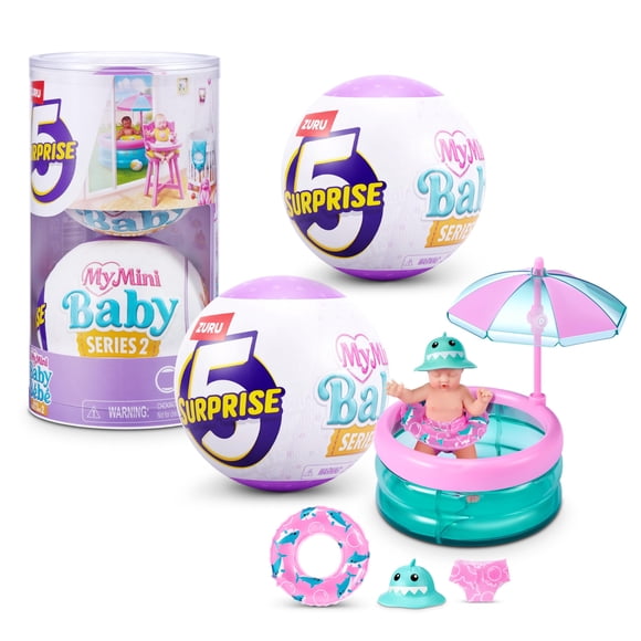 Toy 5 Surprise My Mini Baby Series 2 ZURU con accesorios