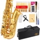 thumbnail image 1 of Saxophone Glory Gold Laquer en mi bemol alto con 11 lengüetas y funda, 1 of 9