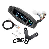 Ioensy - Odómetro Universal Para Motocicleta, Velocímetro Lcd Para Reparación De Accesorios.