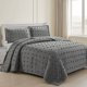 thumbnail image 1 of Cubrecama De Verano Semiacolchado Quilt Texturizado 230x250cm + 2 Fundas De Almohada CMAC2P-TF-23, 1 of 1