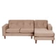 thumbnail image 1 of Sofa Chaiselong Der Salerno 3 Cuerpos Lado Derecho Tela Velvet Beige, 1 of 4